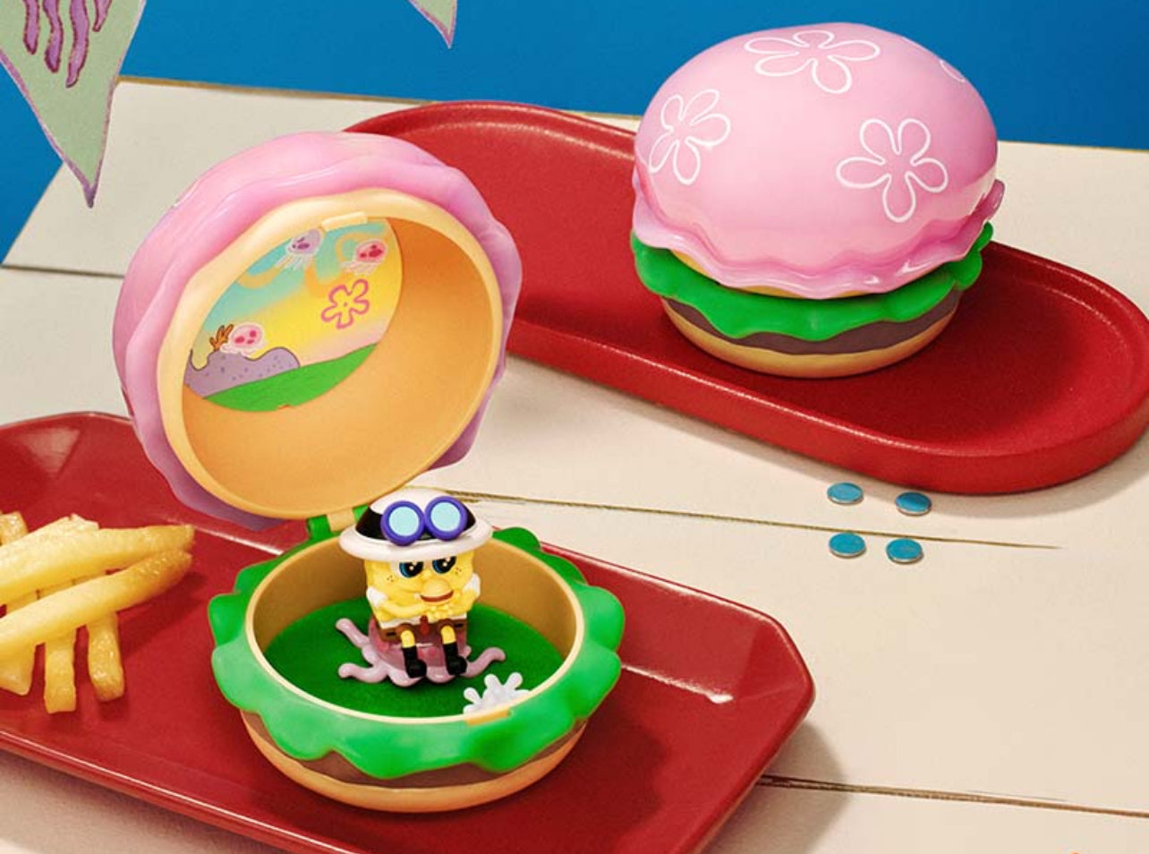 【Pre-order】SPB Krabby Patty seller Series Figures Blind Box
