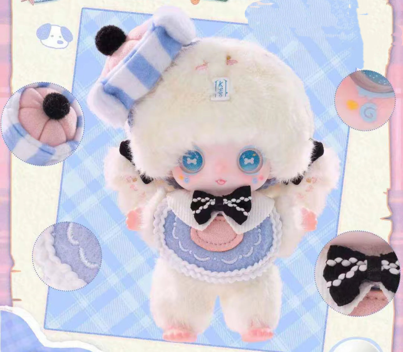 【Keeno】Fluffy Cute Ghost Series Plush Pendant Blind Box