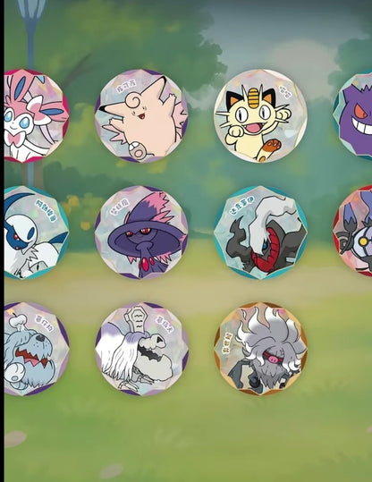 【Pokémon】CN TCG Exclusive Gem Pack Badge Set