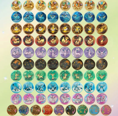 【Pokemon】TCG Terastal Festival Eevee Eeveelution Badge Pin Set