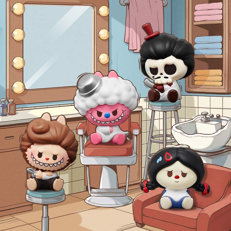 【The Monster】 Vintage Hair Salon Series Mini Figures Blind Box
