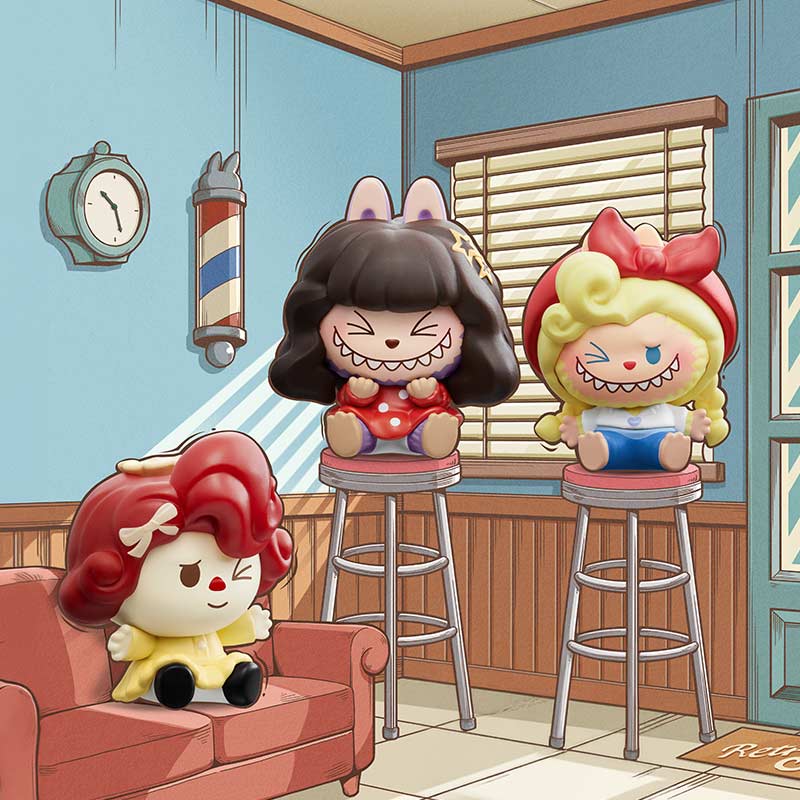 【The Monster】 Vintage Hair Salon Series Mini Figures Blind Box