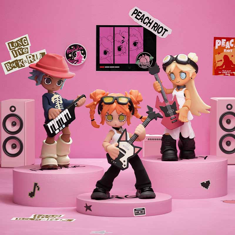 【Peach Riot】 Carry The Music Series Block Pendant Blind Box