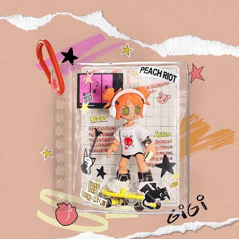 【Peach Riot】 Carry The Music Series Block Pendant Blind Box