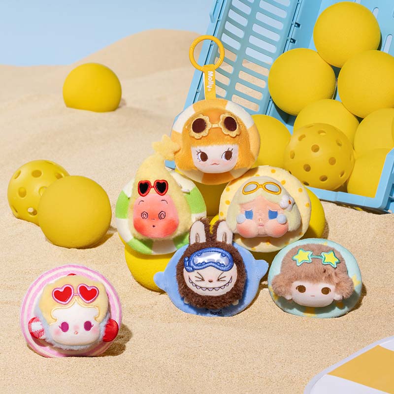 【Pre-order】POP Bean Island Vacation Series Mini Plush Pendant Blind Box