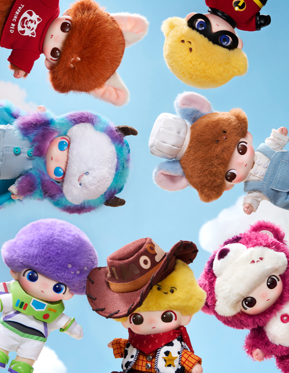 【Pre-order】DIMOO WORLD PIXAR SERIES VINYL PLUSH PENDANT BLIND BOX