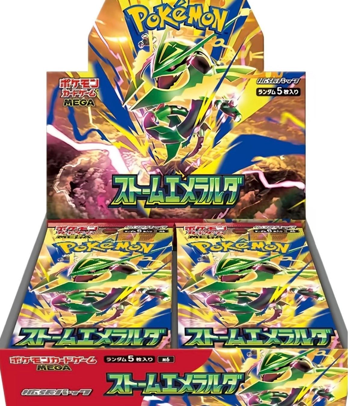 【Pokémon】Mega Series Storm Emeralda M6 Japanese Ver. Booster Box