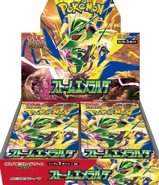 【Pokémon】Mega Series Storm Emeralda M6 Japanese Ver. Booster Box