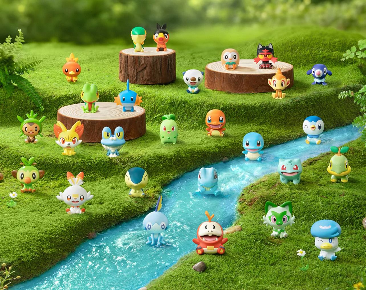【Pokémon】 Painting Dream Vol.3 Eevee and Eeveelution Series Figures Blind Box