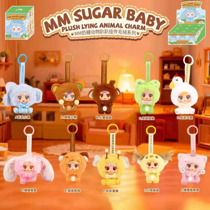 【MM-Sugar-Baby】Lying Animal Charm Plush Series Blind Box