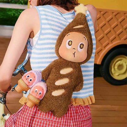 Moon Gelato Series-Plush Baguette Bag