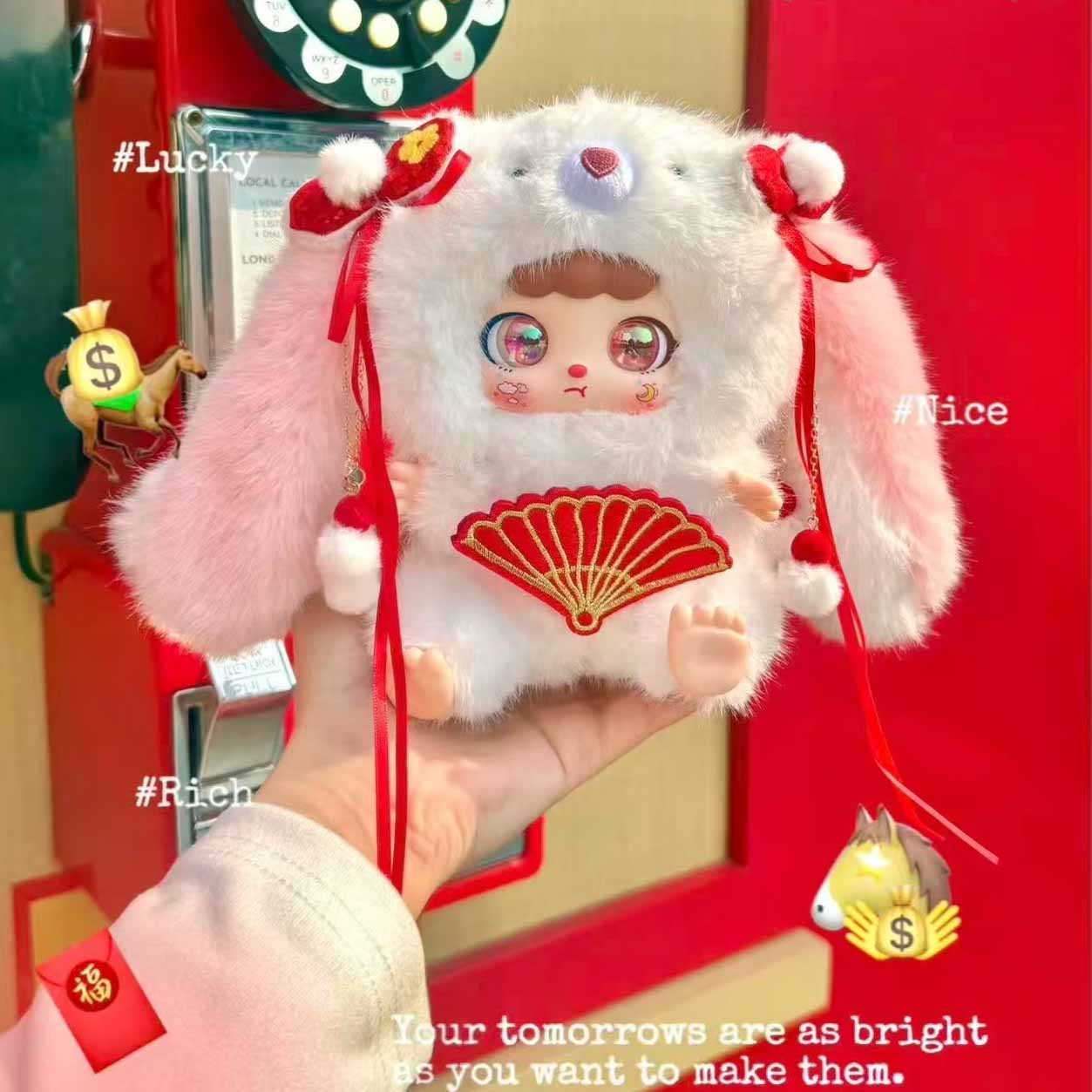 【Little Cream Puff】Rabbit Sauce-New Year Limited Plush Series Blind Box