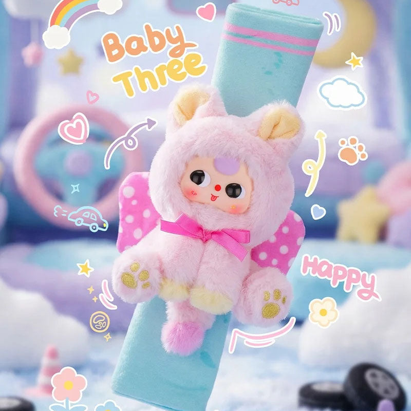 【Baby Three】Seat Belt Shoulder Pad Plush Series Blind Box