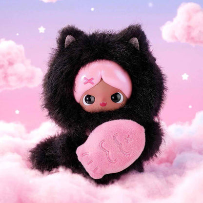 【Piupu】 Pretty Fluffy Fun Hug Vinyl Face Plush Series Blind Box