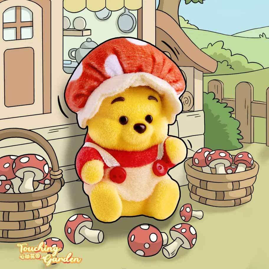 【WINNIE】Pooh Touching Garden
