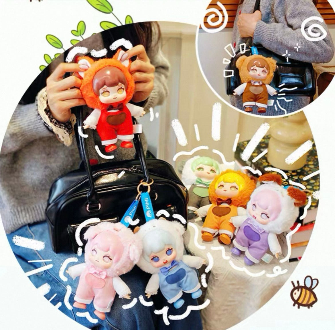 【Pimi】 animal costume diary-soft toy Series