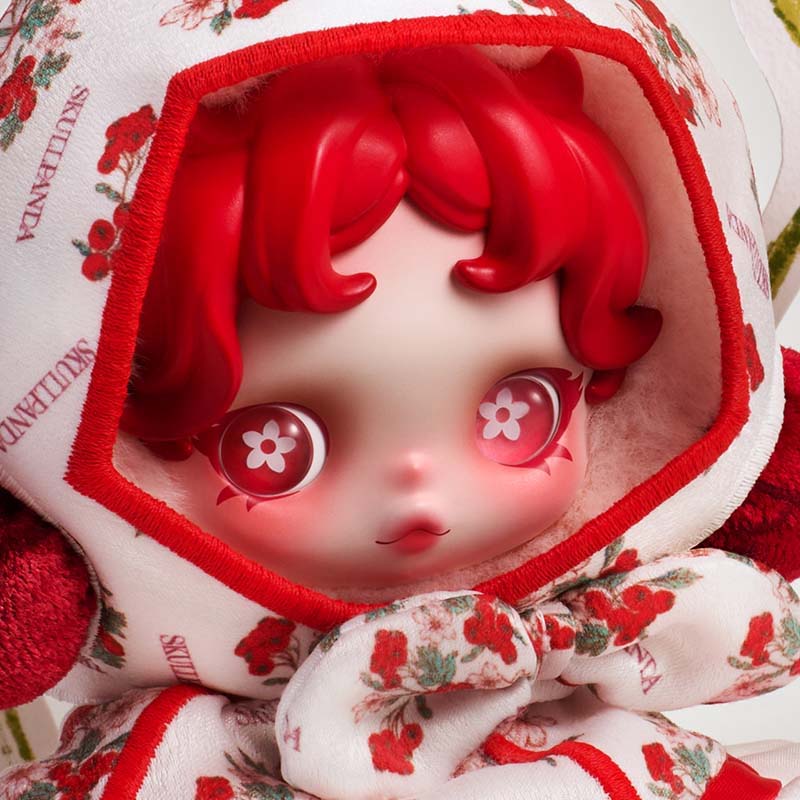 【SKULLPANDA】Amid Flowers Plush Doll Pendant