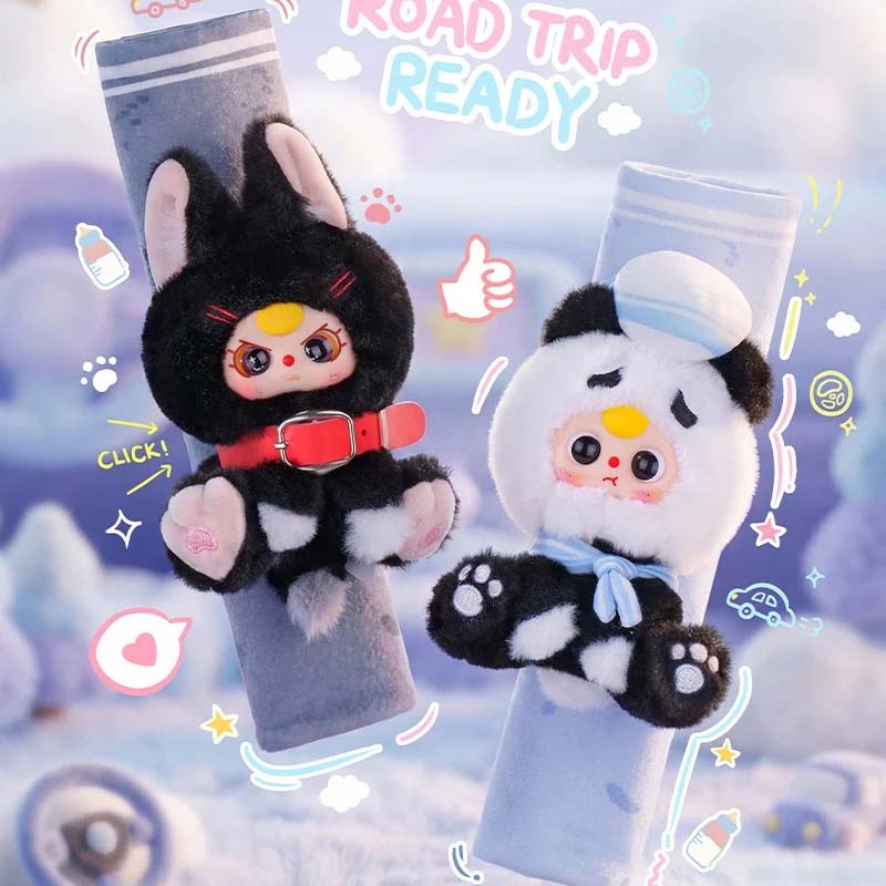 【Baby Three】Seat Belt Shoulder Pad Plush Series Blind Box