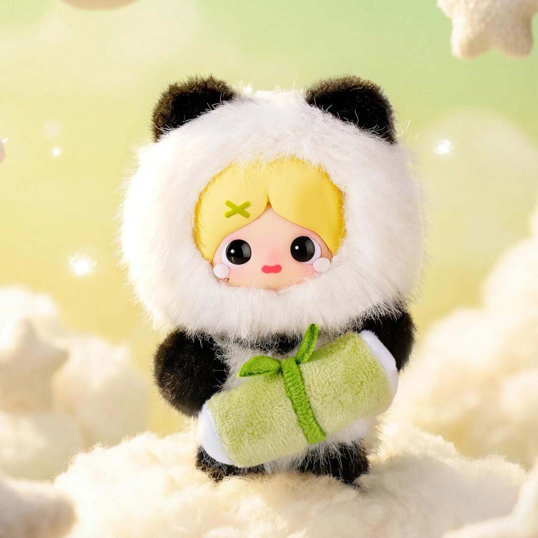 【Piupu】 Pretty Fluffy Fun Hug Vinyl Face Plush Series Blind Box