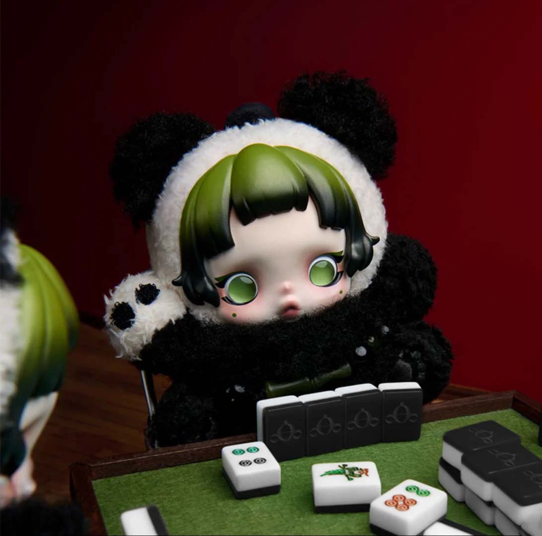 【SKULLPANDA】Lazy Panda Plush Doll Pendant