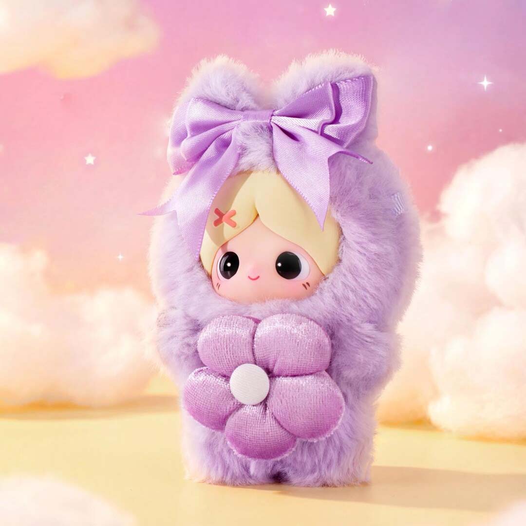 【Piupu】 Pretty Fluffy Fun Hug Vinyl Face Plush Series Blind Box