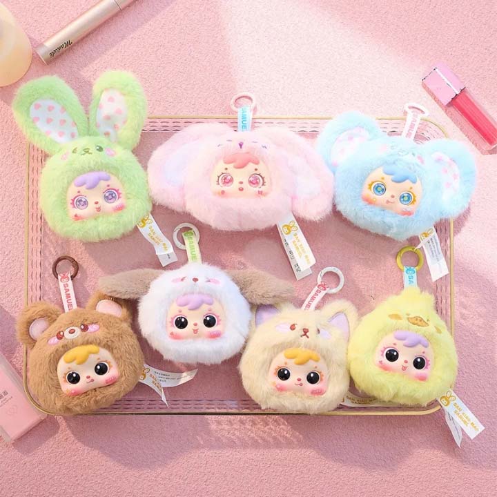 【Samuel】Animal Gathering Makeup Mirror Pendant