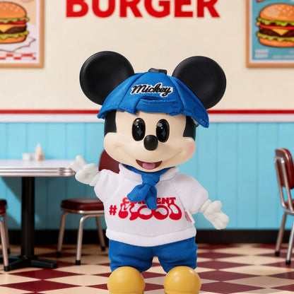 【Mickey】 OOTD Vinyl Charm Series Plush Blind Box