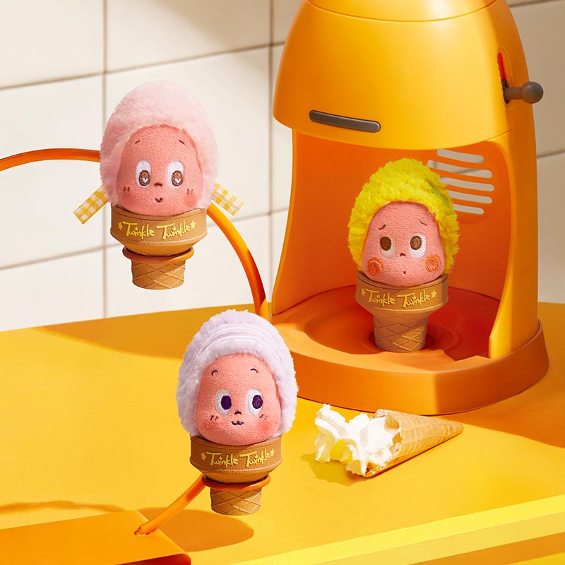Moon Gelato Series-Ice Cream Plush Pendant Blind Box