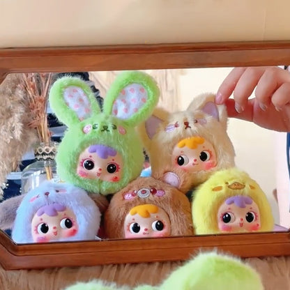 【Samuel】Animal Gathering Makeup Mirror Pendant