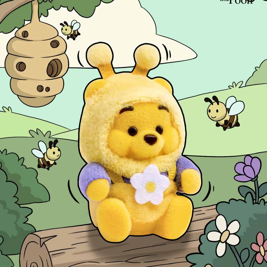 【WINNIE】Pooh Touching Garden