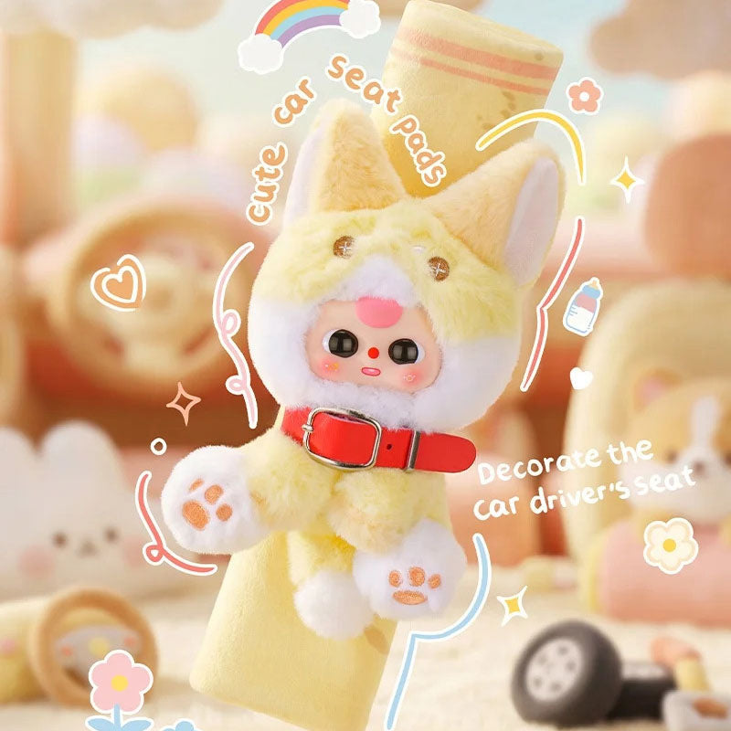 【Baby Three】Seat Belt Shoulder Pad Plush Series Blind Box