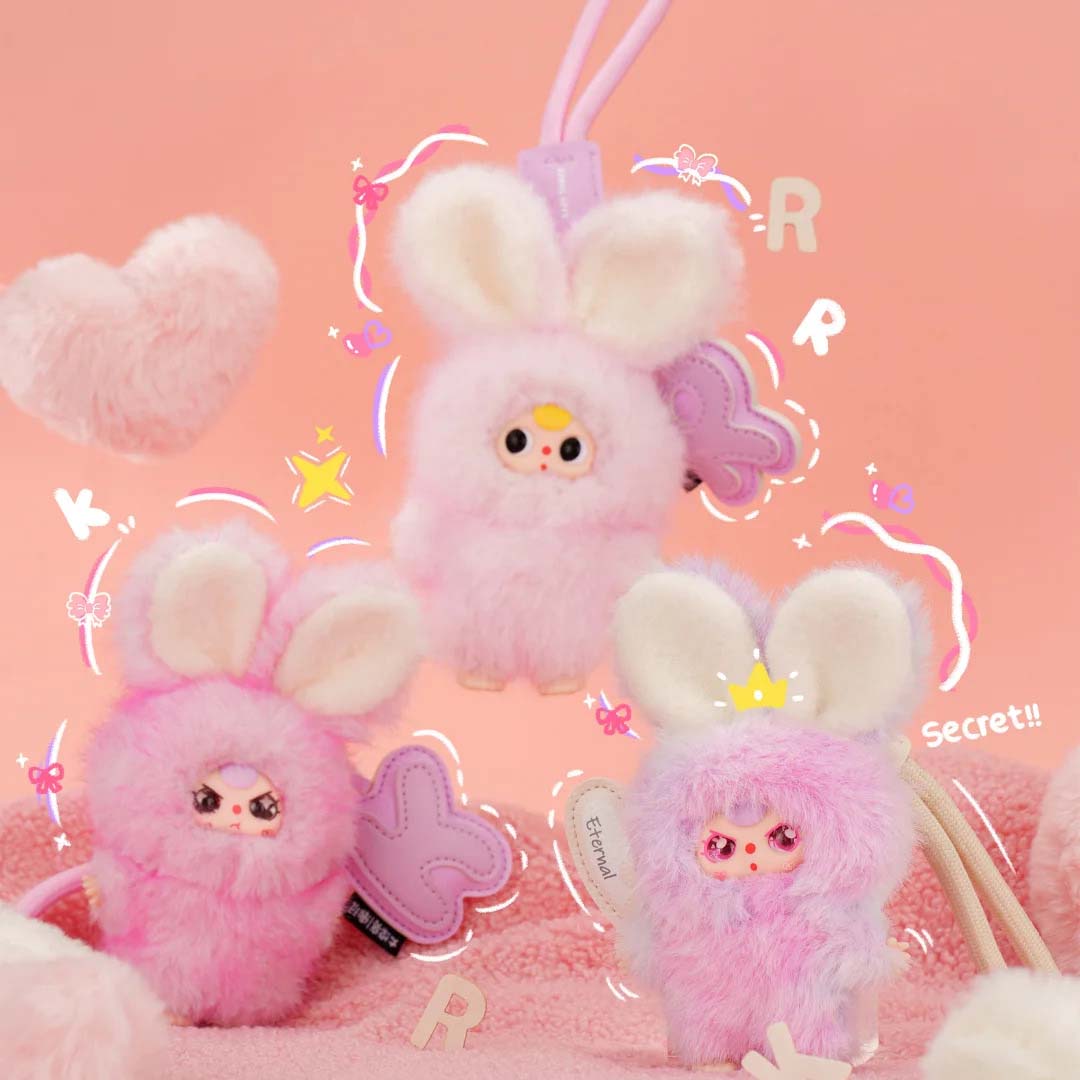 【Baby Three】Super Mini Lapin Lune en Peluche