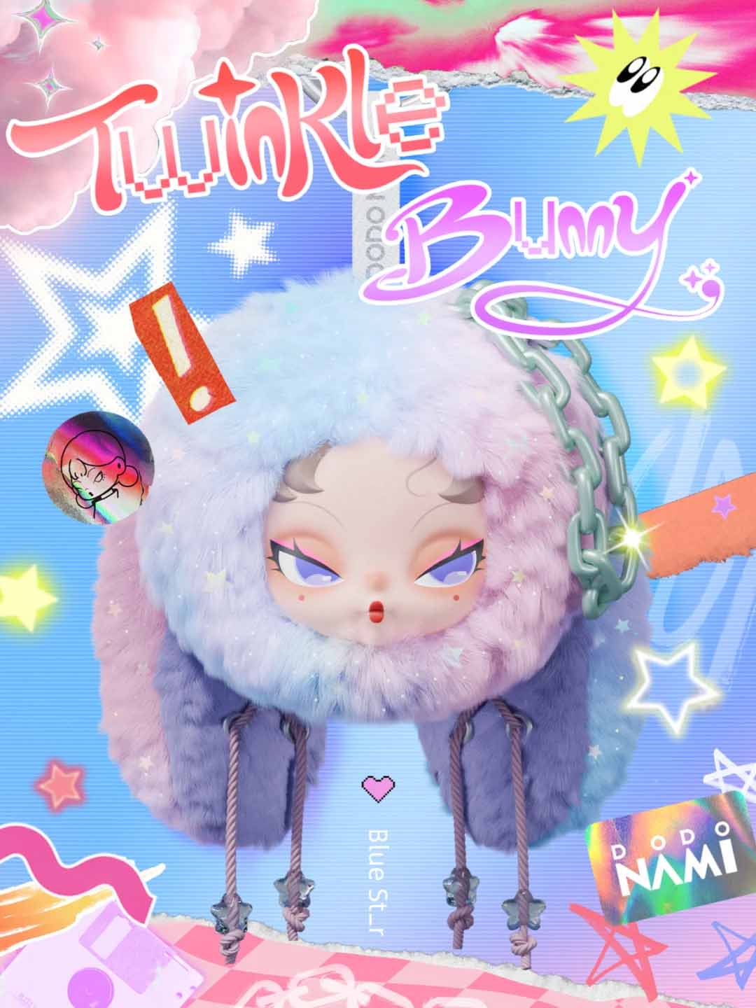 【DODO NAMI】Twinkle Bunny Pendant Series Plush Blind Box