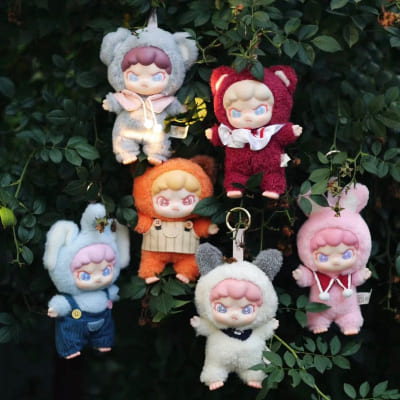 【DORA】Fuzzy Animal Institute Series VINYL Plush Blind Box