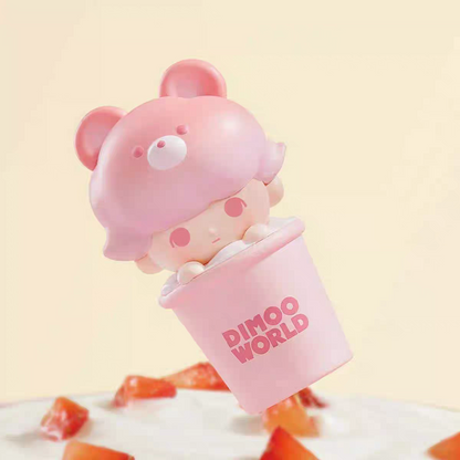 【SP×Dimoo】Strawberry Milkshake Tiny Figures