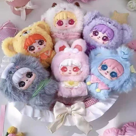 Sanmi Rabbit's Little Baby Hand in Hand Series Plush Blind Box