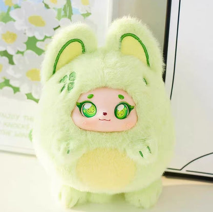 Puff Colorful Ball Family Zipper Crossbody Bag Plush Blind Box