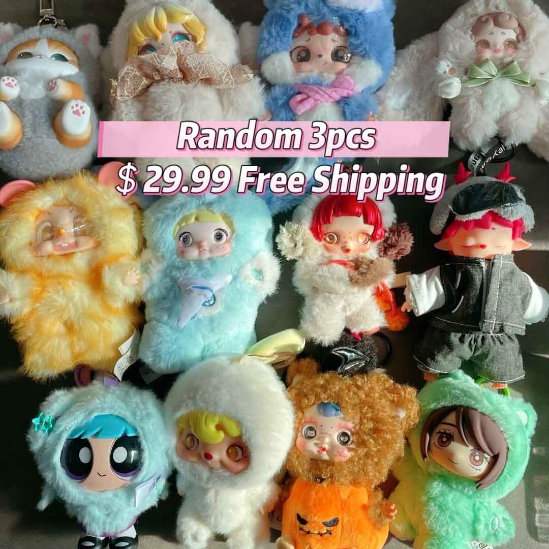 2026 Mystery Bag - Random Cute Stuffed Figures Toy Bundle