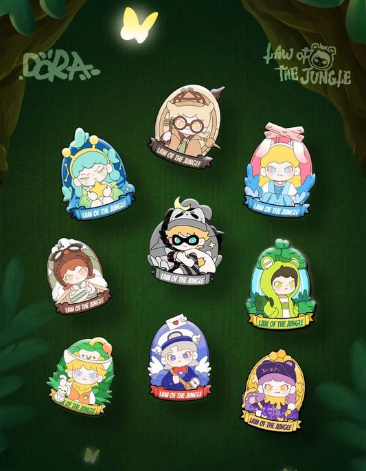 【Dora】Law Of The Jungle Series Badge Blind Box