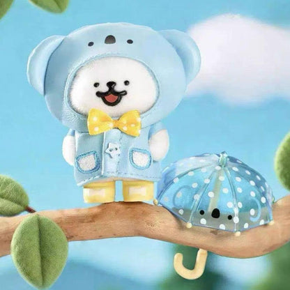 【Line Dog】 What to Do on Rainy Days Series Figurine Blind Box