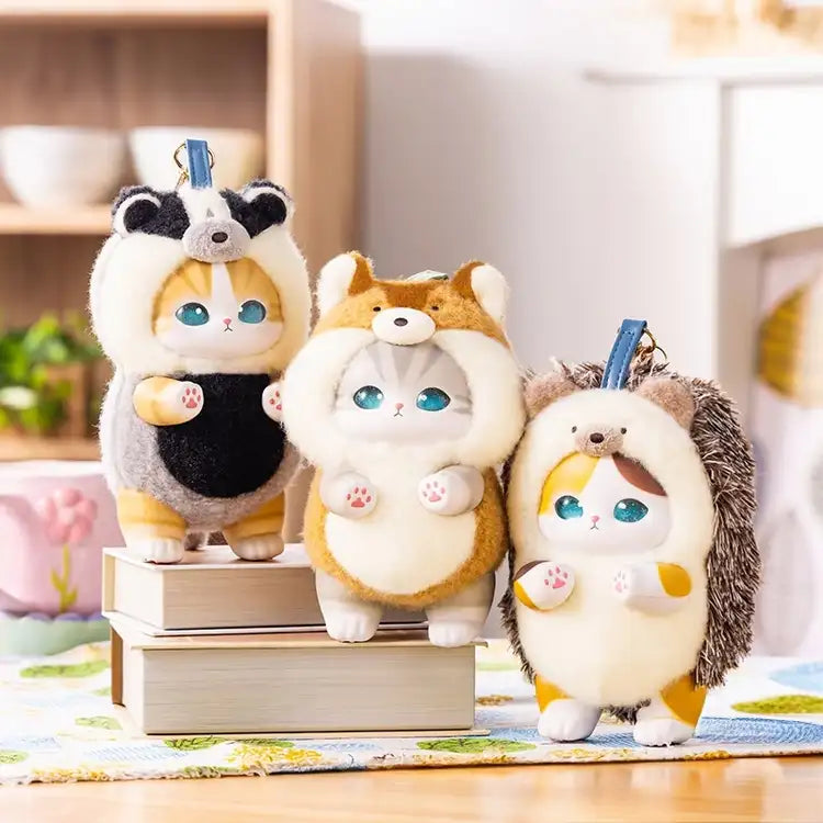 【Mofusand × Kiramekko】 Nordic Kittens Plush Keychain Blind Box